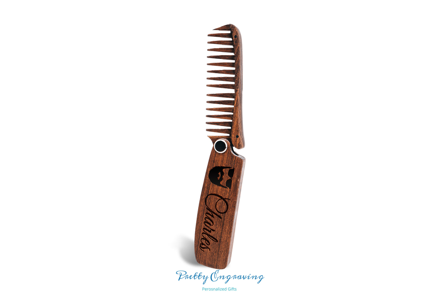 Wooden Beard Comb, Beard Care Gift for Men
